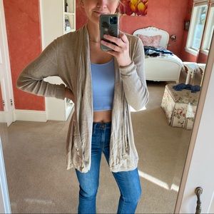 Victoria Secret Tan LooseFit Cardigan